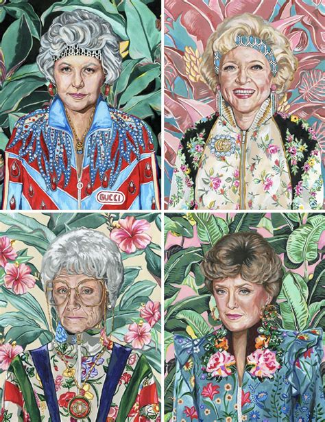 golden girls gucci print|portraits of golden girls.